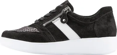 Produktbild von WALDLÄUFER Damen  Schnürschuhe bequem schwarz Gr. 4