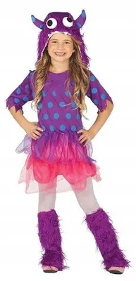 Produktbild von Fiestas Guirca Monster Kostüm Violett Mädchen Gr. 104
