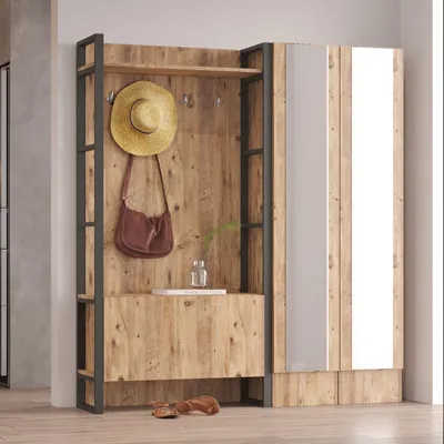 Obrázek produktu pro Skye Decor, ML17- ML17 LCS, borovice atlantská, věšák, 180x90x34 cm, 100% melaminovaná dřevotříska