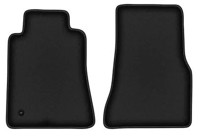 Obrázek produktu pro Přední velurové koberce pro: Ford Mustang MK5 2004-2014 (kupé) – 2 ks, černé, na míru – Wielganizator DURBAN