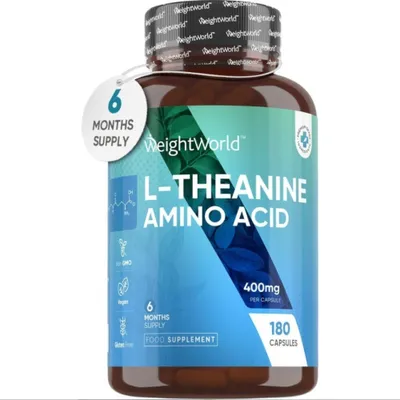 Immagine prodotto di Integratore alimentare WeightWorld L-teanina Amino Acid, 180 capsule
