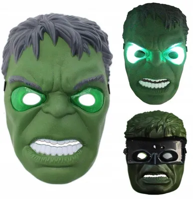 Produktbild von Hopki LED Mutant Maske Superheldenmaske Leuchtend Grün