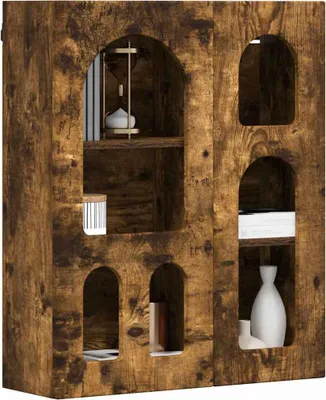 Produktbild von "Winter Sale" Hängeschrank Geräucherte Eiche 59 x 20 x 71,5cm Holzwerkstoff - clorisNeu398434 - Schränke & Zubehör