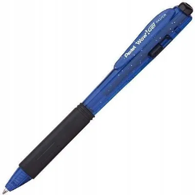 Produktbild von Pentel WOW Gel-Stift blau 0,7mm Gummigriff