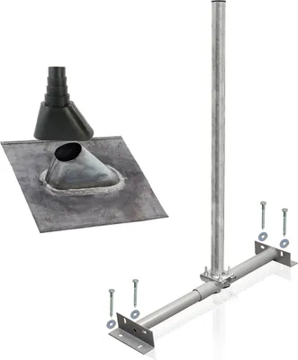 Produktbild von PremiumX X100-60 SAT Dachsparrenhalter feuerverzinkt SAT Blei-Ziegel Set