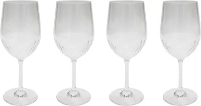 Produktbild von Camping Weingläser 4er Set 350ml Tritan Kunststoff Gläser transparent BPA-frei