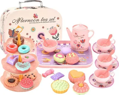 Immagine prodotto di Set da tè per bambini - Set da tè pomeridiano 36 pezzi