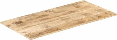 Produktbild von vidaXL Tischplatte Massivholz Mango 15-16 mm 100x60 cm