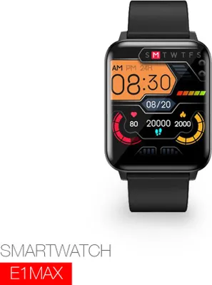 Immagine prodotto di Lenovo Smartwatch E1 MAX con monitoraggio della temperatura, dell'ossigeno nel sangue e della pressione sanguigna
e l'applicazione Lenovo Sport adatta per Android e iOS