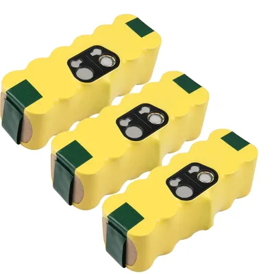 Image de Batterie Roomba, tension 14,4V, capacité 3800mAh, 3 batteries 3,8 Ah