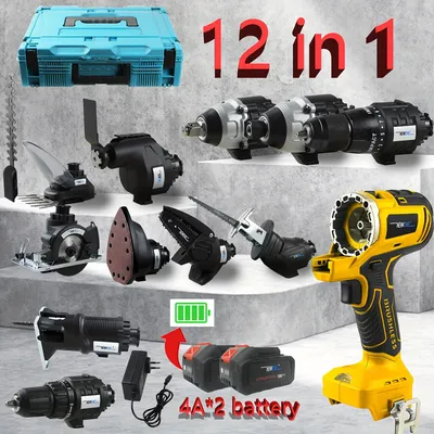 Immagine prodotto di Trapano avvitatore - Trapano a percussione - Trapano avvitatore - Trapano - Avvitatore - Motore brushless da 18V