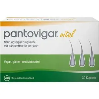 Zdjęcie produktu dla Pantovigar kapsułki witalne ze składnikami odżywczymi do włosów 30 szt