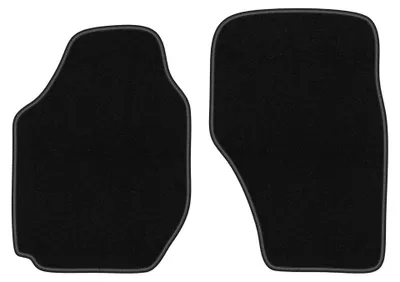 Produktbild von Velours-Fußmatten Vorne für Toyota RAV4 I 1994-2000 (SUV) – 2-tlg, Schwarz, passgenau – Wielganizator BASIC