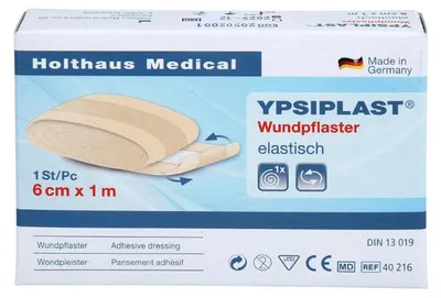 Produktbild von Holthaus Ypsiplast® Wundpflaster, elastisch - 6 cm x 1 m | Packung (1 Stück)
