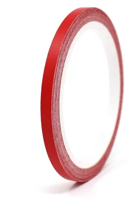 Productafbeelding van 10 meter decoratieve strepen, 3 mm breed, rood, mat, voor auto, motor, boot, modelbouw, zelfklevend