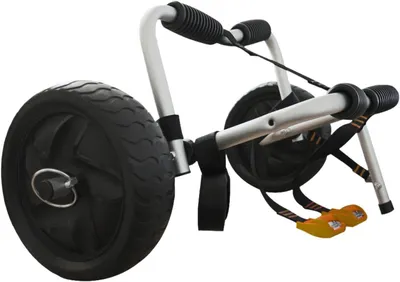 Produktbild von Kajakwagen, Verstellbar, Universell, Tragbar, Faltbar, Aus Aluminiumrohr, Kajakanhänger für Kajaks, Paddleboards Und Kanus