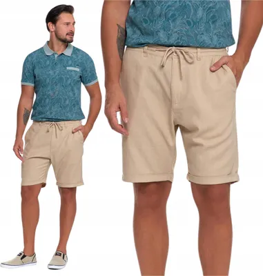 Produktbild von Herren Leinen Shorts Elegante Luftige Modische Shorts MORAJ XXL