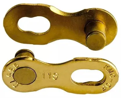 Produktbild von Missinglink KMC 11R Ti-N Gold 2 Stück f. Ketten 5,65mm,11-f.,re-usable