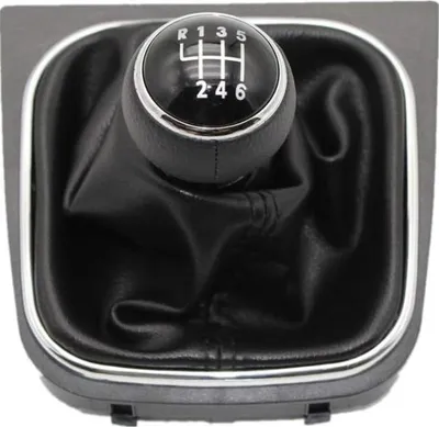 Zdjęcie produktu dla Gałka zmiany biegów z mankietem, VW Golf 5, Golf 6, Jetta, 6 biegów