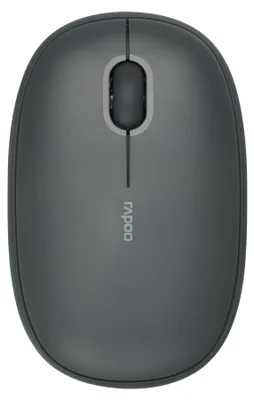 Obrázek produktu pro Rapoo M660 Silent grijs draadloze Multi-Mode-Muis, Pro praváky i leváky, Optický, RF bezdrátové + Bluetooth, 1300 DPI, Šedá