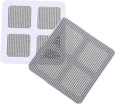 Produktbild von Unyqoos® Selbstklebendes Fliegengitter-Reparaturpatch 10 x 10 cm, Grau – Reparatur für Tür-, Fenster- und Schiebetüren