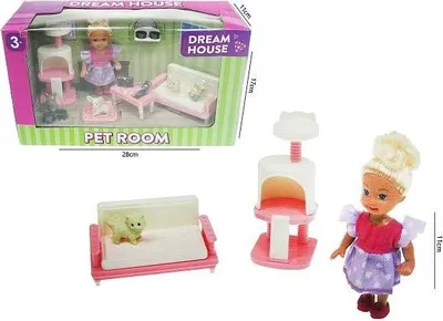 Produktbild von Puppe mit Tiermotiv, 11 cm groß