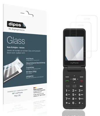 Image de 2x Protection ecrán pour MP myPhone Flip LTE Verre souple Film Protecteur 9H dipos
