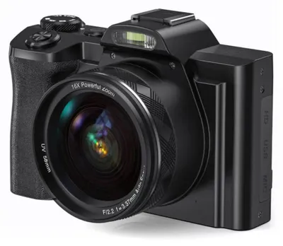 Produktbild von INF Digitalkamera 5K/48MP/16X Zoom/6-Achsen-Anti-Shake 3,5-Zoll-Bildschirm