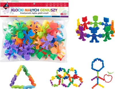 Immagine prodotto di Klocki małych geniuszy Zwierzątka 34 elementy