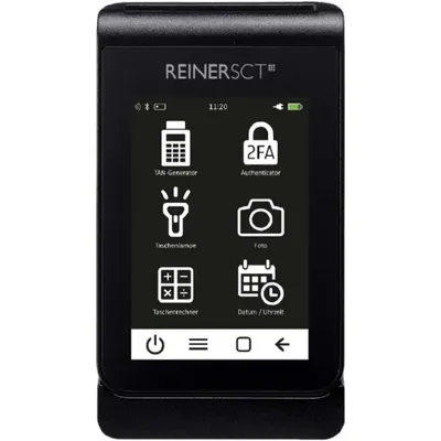 Zdjęcie produktu dla Reiner SCT tanJack deluxe, Czarny, TFT, 8,89 cm (3.5"), 320 x 480 px, CMOS, 70,5 mm