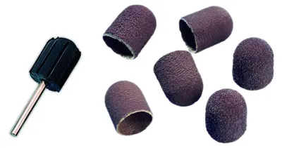 Productafbeelding van Solidchoice - Slijpkapdrager met 20 Schuurcaps voor Manicure en Pedicure