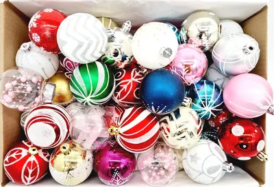 Produktbild von 50 Christbaumkugel Ø6cm Weihnachten Kunststoff Bruchfest Baumschmuck NEU