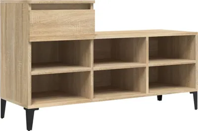 Produktbild von Schuhregal Sonoma-Eiche 102x36x60 cm Holzwerkstoff