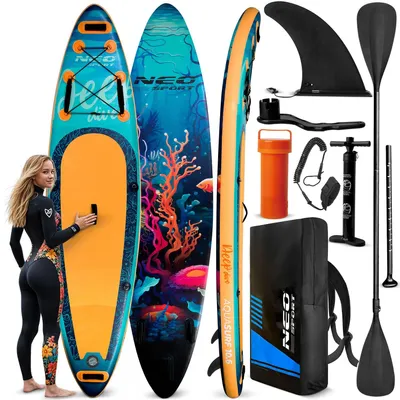 Zdjęcie produktu dla Deska SUP do pływania pompowana STAND UP PADDLE 320cm AKCESORIA ZESTAW