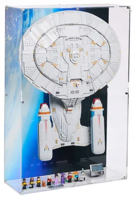 Image de Vitrine suspendue Blacked Brick pour LEGO® 10356 ICONS – Star Trek : Enterprise