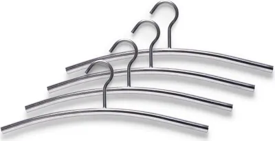 Produktbild von Kleiderbügel, Set von 4, rostfreies Stahl / 43,5 x 15