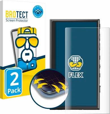 Produktbild von 2x BROTECT Fullscreen Schutzfolie für Sony Walkman NW-A306 Displayschutz Folie Fullcover Klar Transparent