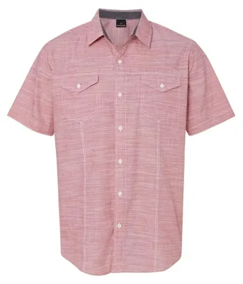 Image de Burnside - Chemise structurée pour homme LT3540 (M) (rouge)