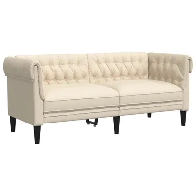 Image de Canapé Chesterfield 2 places lin