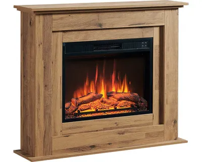 Produktbild von BALDERIA Elektrokamin "Finn" mit Heizung 2000 W, Standkamin, Dunkle Eiche
