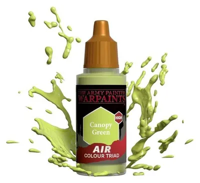 Imagen del producto de Pintura acrílica para aerógrafo, color verde, de 18 ml, para modelismo
