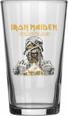 Produktbild von Iron Maiden Bierglas  Powerslave klar Standard