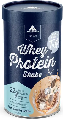 Produktbild von Multipower Whey Protein Shake - 420g-Dose Iced Vanilla Latte