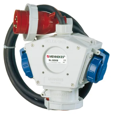Obrázek produktu pro Trojitý rozváděč Mennekes Deltabox 230 V/400 V, 16 A 92908 (rozváděč)