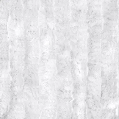 Produktbild von Moritz Flauschvorhang aus Chenille 100 x 230 cm Weiß Türvorhang als Fliegenschutz Insektenschutz für Camping Wohnwagen