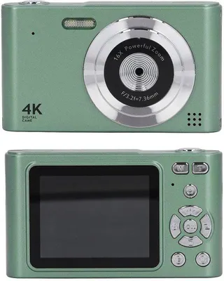 Immagine prodotto di Videocamera digitale compatta per vlog - 48 MP - Video HD 2,5K - Zoom 16x - Ottica di alta qualità - Ideale per i viaggi e per la casa