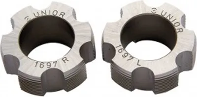 Imagen del producto de Juego de cuchillas de repuesto Unior para modelos 1697, compatible con roscas BSA de 1 3/8x24 tpi, modelo 1697.1