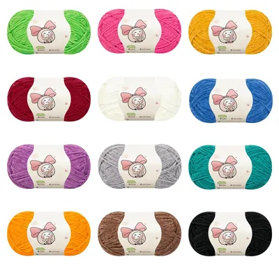 Obrázek produktu pro sada přízí z chenille pro kreativní pletení