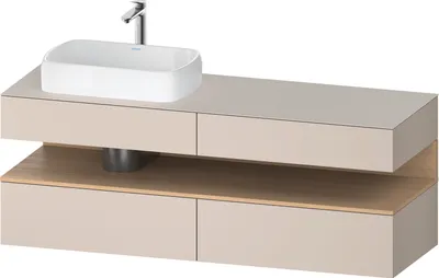 Produktbild von DURAVIT QA4777030910000 QTG KWTU WH Ek. 1600x550x600 Tp. Mt.