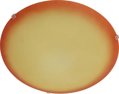 Produktbild von Näve Leuchten Deckenleuchte SOMA mit E27 Deckenleuchte SOMA mit E27 Deckenleuchten - Glas-Deckenleuchte "SOMA", Deckenlampe aus Metall und Glas in orange, 5 cm hoch, Ø 30 cm, E27-Fassung